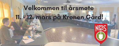 Velkommen Til Årsmøte 11. 12. Mars På Kronen Gård! (2)