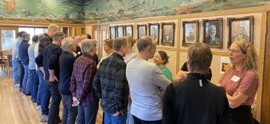 Oppvarmingsøvinga På Linje I Ål, Der Alle Diskuterte Med Ein Dei Var Ueinig Med