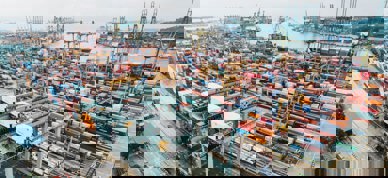 Internasjonal handelspolitikk havn kontainere - Foto: Chuttersnap/Unsplash Internasjonal handelspolitikk havn kontainere - Foto: Chuttersnap/Unsplash