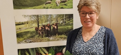 Ingeborg Støverud Beitnes, leder Romerike Bonde- og Småbrukarlag - Foto: Karl-Sverre Holdal, fylkessekretær Oslo Akershus Bonde- og Småbrukarlag